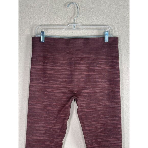 GYMSHARK Women's Adapt Marl Seamless Crop Leggings Brown - Picture 6 of 7